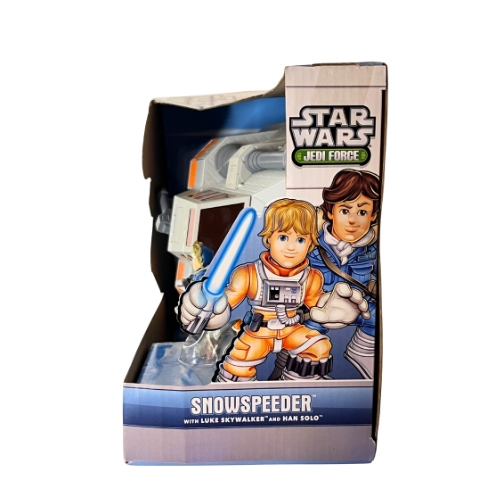 Star Wars Jedi Force Snowspeeder with Luke Skywalker & Han Solo Mini Figure Set