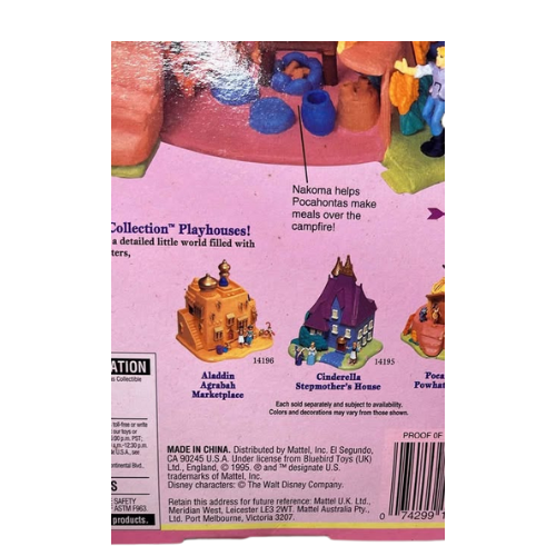 Vintage 1995 Disney Pocahontas Powhatan Home Tiny Collection Polly Pocket 14197