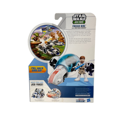 Star Wars Jedi Force Freeco Bike with Obi-Wan Kenobi Mini Figure Set
