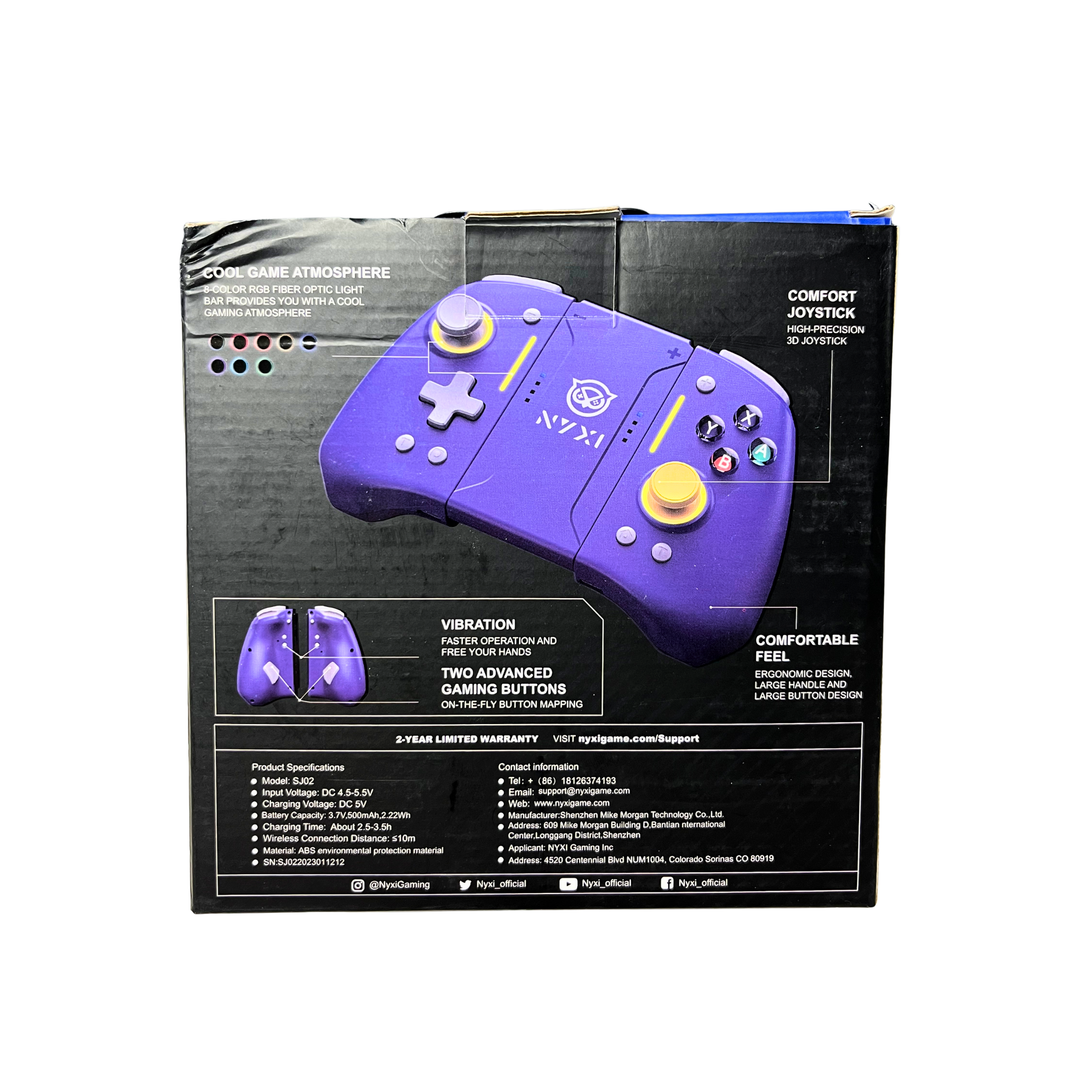 NYXI Hyperion Wireless Controller Switch Purple – awesomeitems4u.com