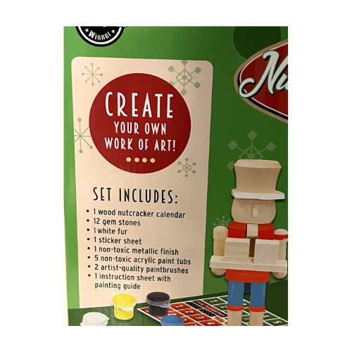 MasterPieces Works of Ahhh... Nutcracker Calendar Large Wood Paint Kit.