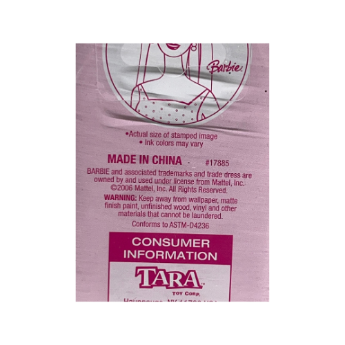 2006 Barbie Fashion Stamper Tara Evening Gown