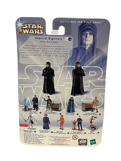 2003 Star Wars Return of the Jedi Imperial Dignitary Janus Greejatus Death Star Procession Action figures