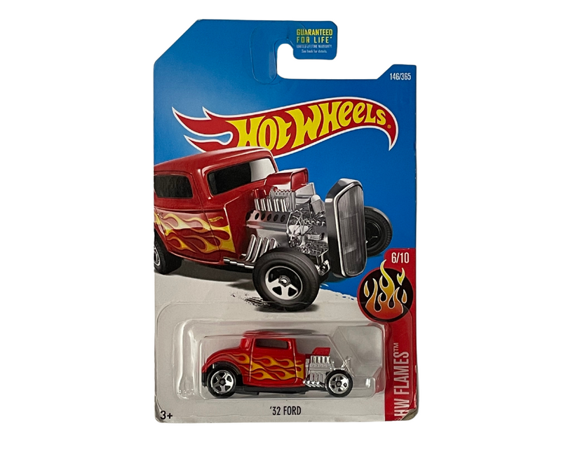 Hot Wheels 2015 HW Flames 32 Ford, Red 6/10 - 146/365