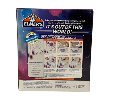 Elmer’s Galaxy slime starter pack.