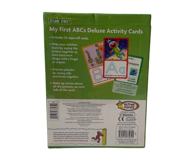 Sesame Street My 1st Abc's Deluxe Activity cards