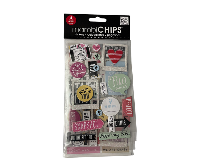 Me & My Big Ideas Cardboard Chipboard Value Pack-Insta Love