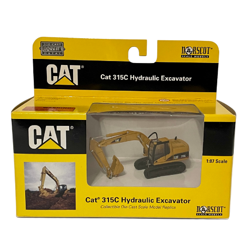 2002 Norscot CAT 315C Hydraulic Excavator 1:87 Scale 55107