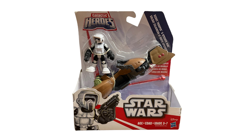 Star Wars Galactic Heroes Scout Trooper & Speeder Bike