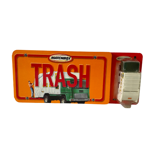 2002 Matchbox Trash Book, With Garbage Truck