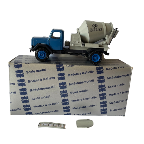 Conrad Margirus Stetter Blue Concrete Mixer Scale 1:50 Art No 1033