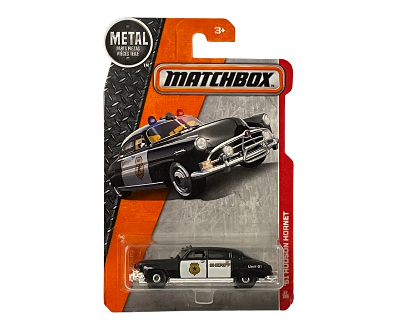Matchbox 2016 51 Hudson Hornet Sheriff Police Car