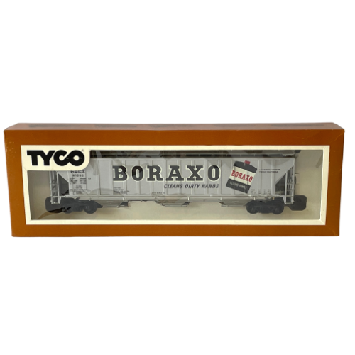 Tyco Boraxo Covered Hopper Car 54 foot 3593 HO Scale