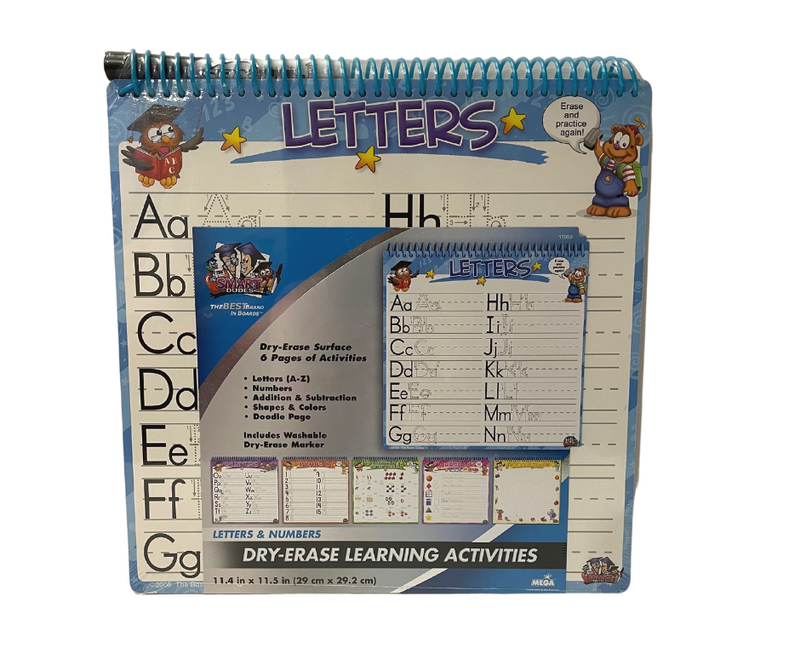 Dry-Erase Activity Book, Letters & Numbers