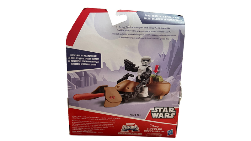 Star Wars Galactic Heroes Scout Trooper & Speeder Bike