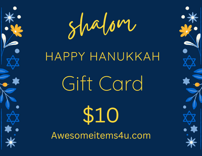 Gift card Happy Hanukkah