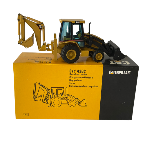 NZG  Caterpillar CAT 438C Backhoe Loader 1:50 Scale, Art No 430