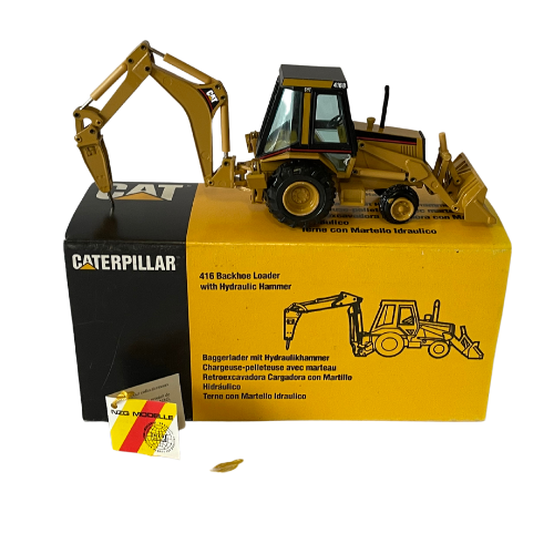 NZG Caterpillar CAT 416B Backhoe Loader with Hydraulic