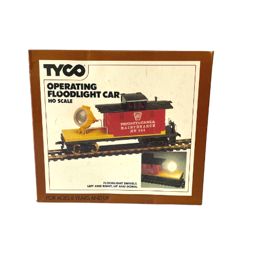 Tyco Pennsylvania Operating Floodlight Car 347 HO Scale