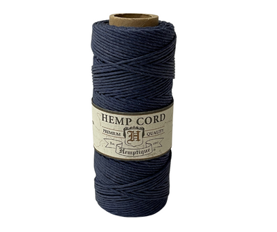 Hemp Cord Spool 20lb 205'-Navy