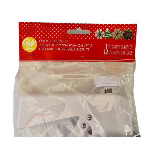 Wilton Christmas Cookie Press Set 12 Disks