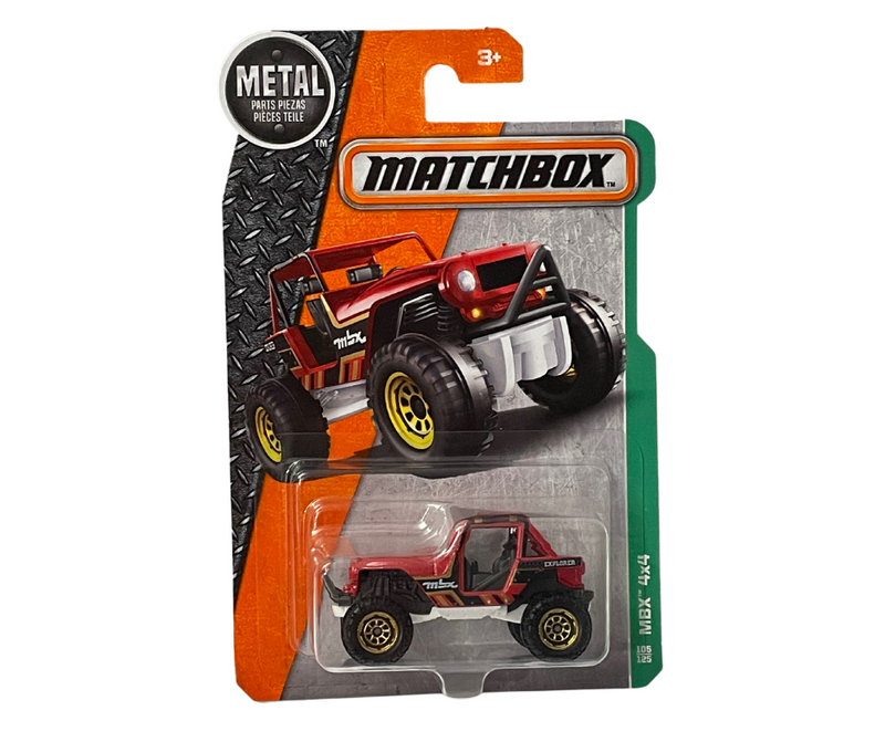 Matchbox 2016 MBX 4X4, Red 105/125