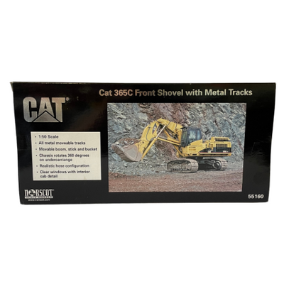 2006 Norscot CAT 365C Front Shovel with Metal Tracks 1:50 Scale 55160