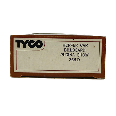 Tyco Purina Chow Billboard Hopper Car 336-D HO Scale