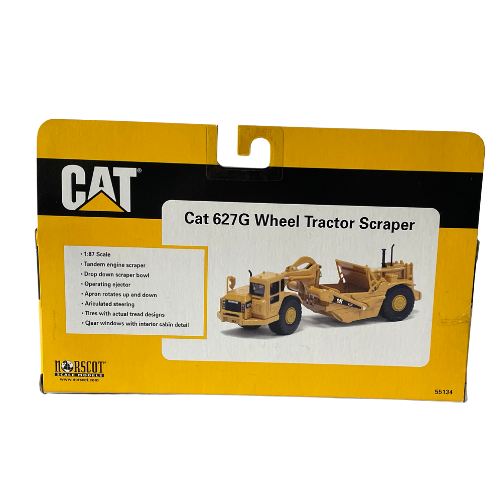 2004 Norscot CAT 627G Wheel Tractor Scraper 1:87 Scale 55134