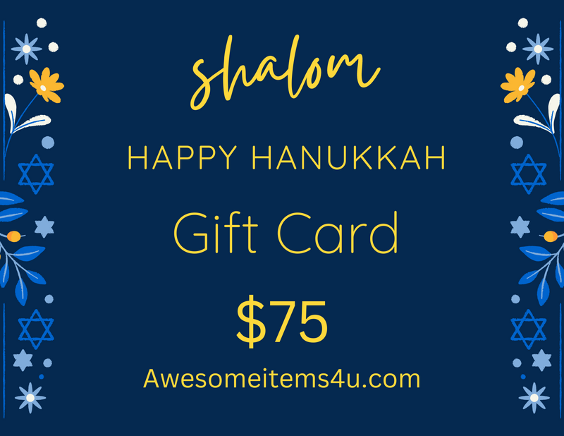 Gift card Happy Hanukkah