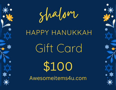 Gift card Happy Hanukkah