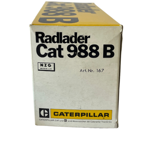 NZG Radlader CAT 988B Wheel-Type Loader 1:50 Scale Art No 167