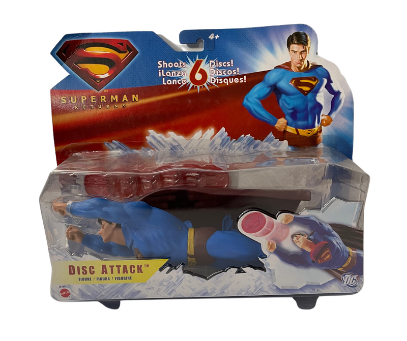 Superman Returns -Disc Attack Figure Shoots 6 Discs