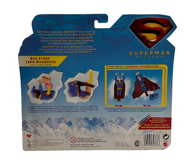 Superman Returns -Disc Attack Figure Shoots 6 Discs