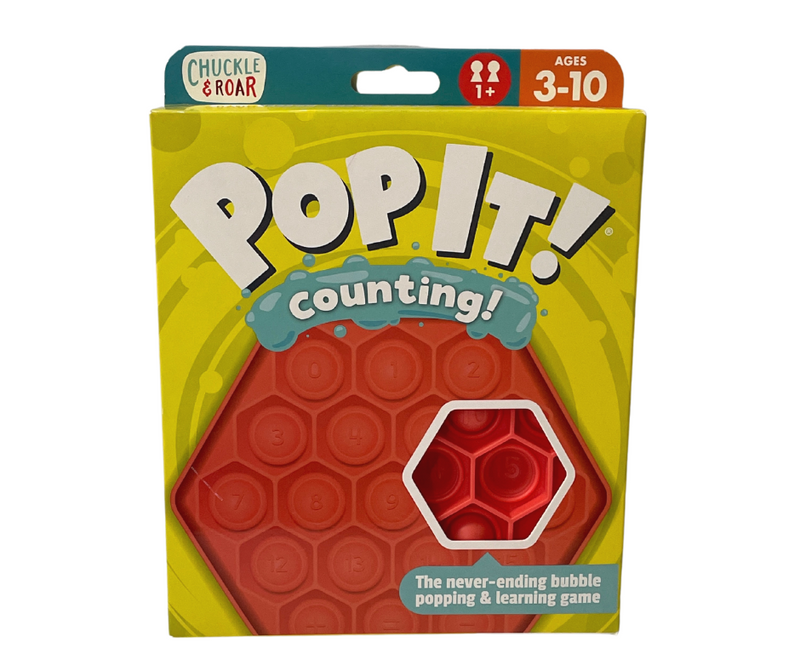 Chuckle & Roar Pop It!! Counting Educational Travel Game